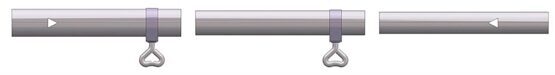Stange Alu-Line 25/25/22mm 115-270cm